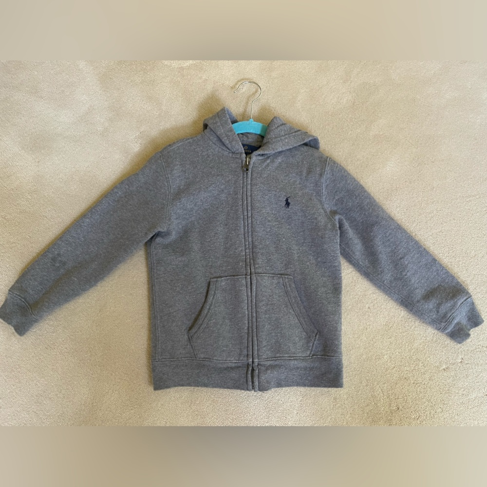 POLO Ralph Lauren Boys hoody sweatshirt. Pre-owned, good condition. Boys SZ 6.